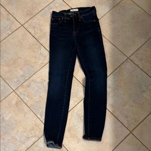 Madewell Blue Skinny Jeans Classic Fit